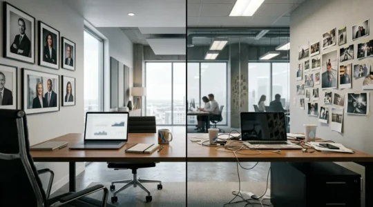 Comparaison entre photographie professionnelle et amateur pour l'image d'entreprise