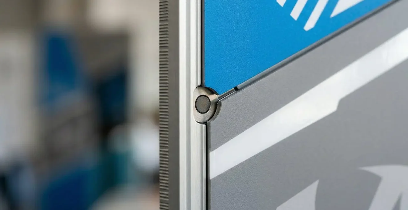 Système de panneau modulaire avec éléments interchangeables pour événements